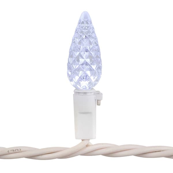 Northlight Seasonal Patriotic LED C6 Faceted Christmas Lights