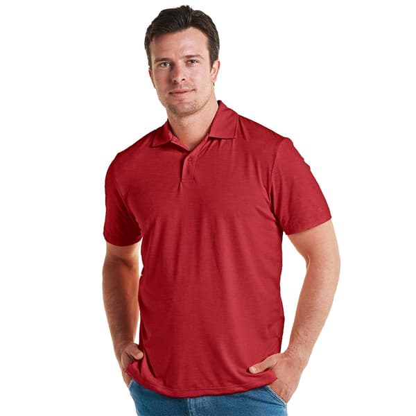 Mens Chaps Solid Interlock Polo - image 