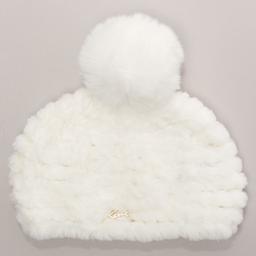 Womens Karl Lagerfeld Faux Fur Hat