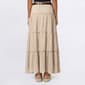 Juniors No Comment Heart Belt Tier Maxi Skirt - image 2