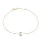 Diamond Classics(tm) 1/20ctw. Diamond Initial E Bracelet - image 1