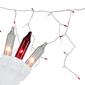 Northlight Seasonal 50ct. Red/Clear Mini Icicle Christmas Lights - image 2