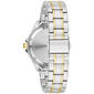 Womens Caravelle Two-Tone Crystal Bezel Bracelet Watch - 45M120 - image 2