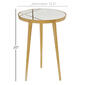 9th & Pike&#174; Round Light Marble End Table - image 5