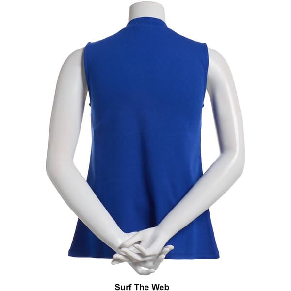 Womens Architect&#174; 2x2 Solid Ribbed Henley Tank Top