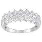 Nova Star White Gold Multi Row Lab Grown Diamond Ring - image 1