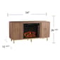Southern Enterprises Yorkville Electric Fireplace - image 3