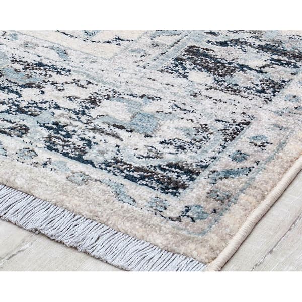 Rugs America&#8482; Amari Picket White Abstract Rectangle Area Rug