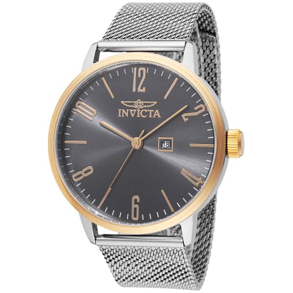 Mens Invicta Specialty Charcoal Dial Quartz Watch - 48938 - image 