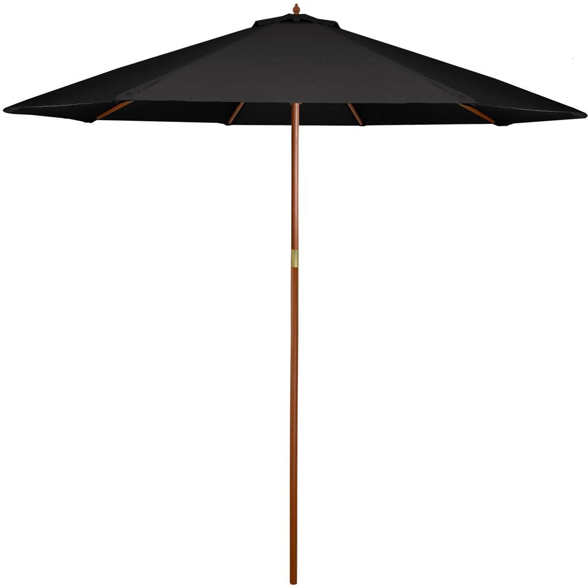 Northlight Seasonal 9ft. Patio Market Umbrella with Wooden...