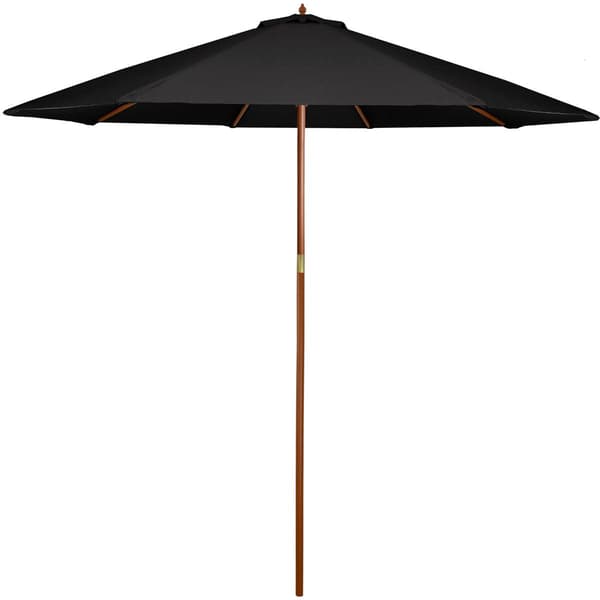 Northlight Seasonal 9ft. Patio Market Umbrella with Wooden Pole
