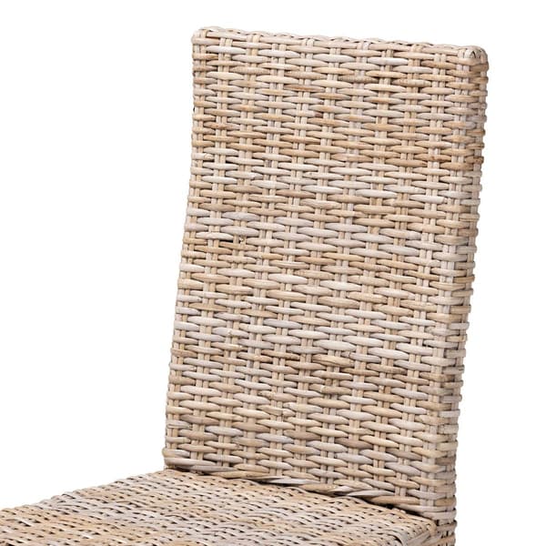 bali & pari Nevina Bohemian Kubu Rattan Dining Chair