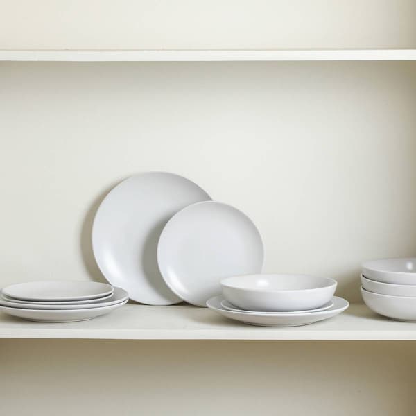 Earth & Clay Mia 12-Piece Stoneware Dinnerware Set