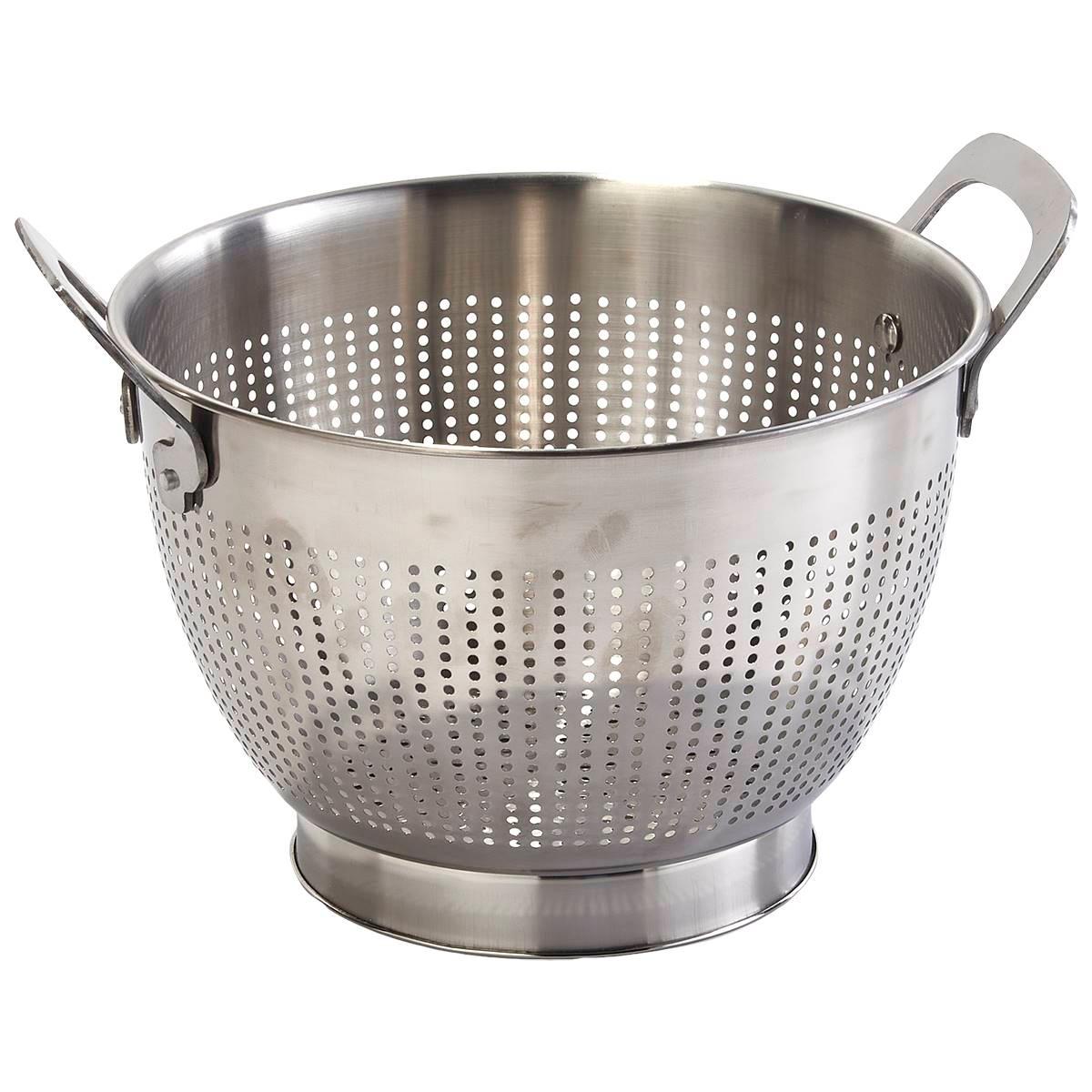 5qt. Chrome Steel Collander