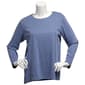 Womens Hasting & Smith Solid Long Sleeve Crew Neck Tee - image 12