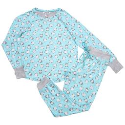 Juniors Pillow Talk Long Sleeve Owls & Joggers Pajama Set