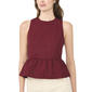 Womens MSK Sleeveless Ruffle Hem Bow Back Top - image 1