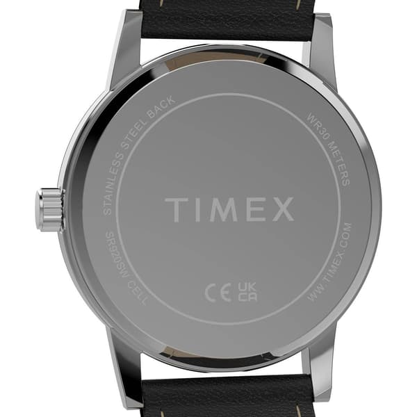 Mens Timex® Main Street Silver-Tone Dial Watch - TW2Y67300JT