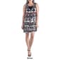 Womens 24/7 Comfort Apparel Abstract Sleeveless A-Line Dress - image 4