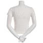 Juniors Pink Rose Short Sleeve Pointelle Ditsy Lace Trim Tee - image 3