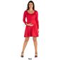Plus Size 24/7 Comfort Apparel A-Line Mini Maternity Dress - image 5