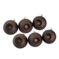 DAK 6ct.Shatterproof Matte Retro Reflector Ball Ornaments - image 2