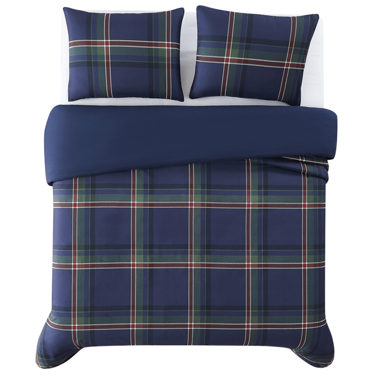 Truly Soft Bronson Plaid 3pc. Reversible Comforter Set
