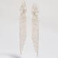 Rosa Rhinestones Fringe Twist Earrings - image 1