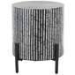 9th & Pike(R) Contemporary Mother Of Pearl Shell Accent Table - image 1