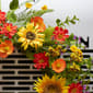 Melrose 22in. Mixed Sunflower Floral Wreath - image 4