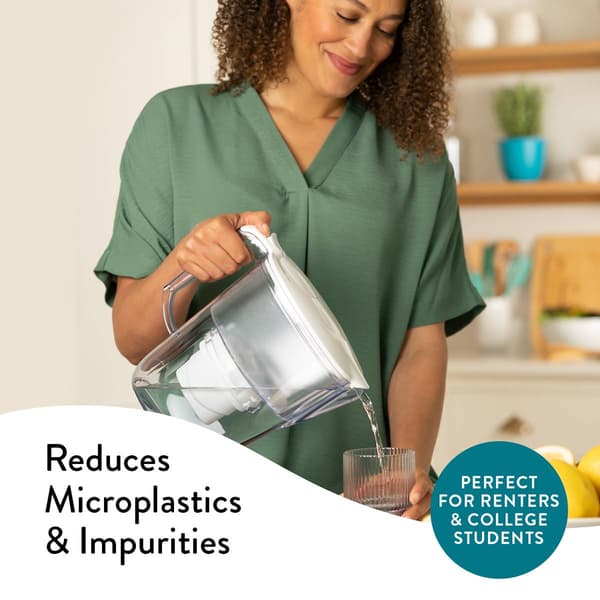 Aqua Optima Daisy Water Filter Pitcher Set w/ 3 Evolve+ Filters