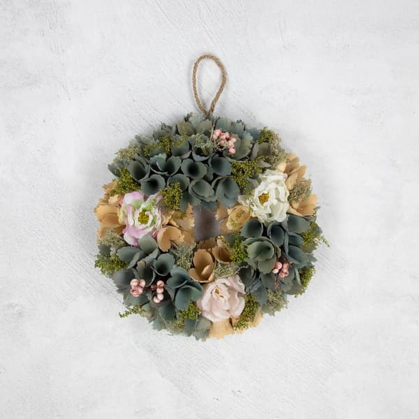 Northlight Seasonal Artificial Wooden Floral Spring Wreath
