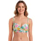 Womens Catherine Malandrino Havana Hibiscus Bikini Swim Top - image 1