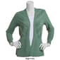 Womens 89th & Madison Mix Solid Cropped Cardigan - image 5