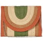D''Margeaux Straw Flap Clutch - Tan/Multi - image 1