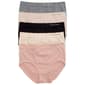Womens Laura Ashley(R) 5pk. Seamless Brief Panties LS9443-5PKAR - image 1