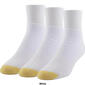 Mens Gold Toe&#174; 3pk. Wellness Non Binding Quarter Socks - image 2