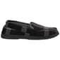 Mens Preswick & Moore® Microsuede Moccasin Slippers - Black Plaid - image 3