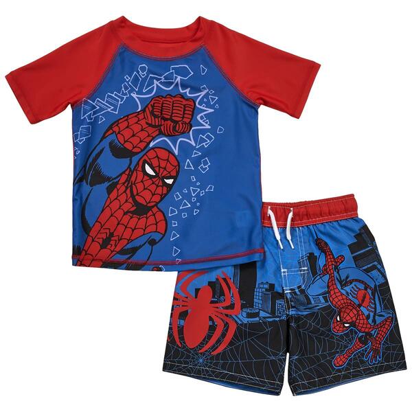 Boys &#40;4-7&#41; Marvel Spider-Man Swim Set - image 