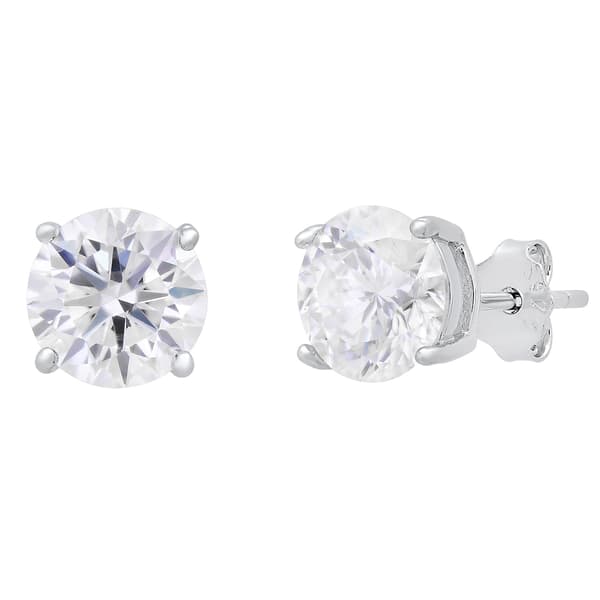 Saffron 1ctw. Moissanite Stud Earring - image 