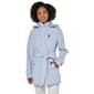 Womens Nautica Bonded Rain Jacket with Belt - image 1