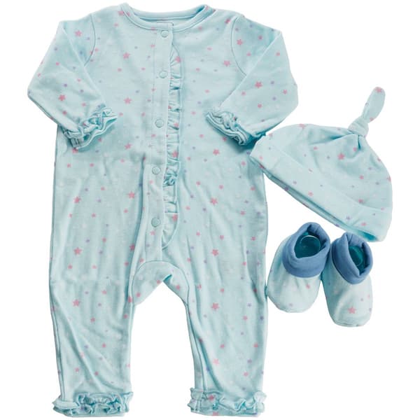 Baby Unisex (NB-6M) Quiltex(R) Twinkle Lil Star 3pc. Box Set