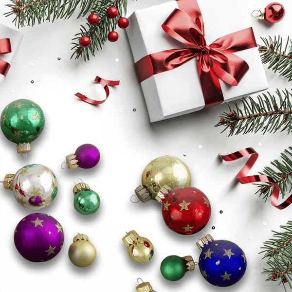 Northlight 16pc. Assorted Glass Ball Christmas Ornaments