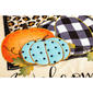 Evergreen Mixed Print Pumpkins Garden Linen Flag - image 2