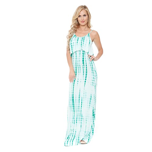Womens White Mark Kalea Tie Dye Maxi Dress - image 