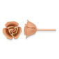 Gold Classics&#40;tm&#41; 14k Rose Gold Rose Stud Earrings - image 1