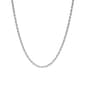 20in. Solid Rope Sterling Silver Chain Necklace - image 1