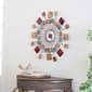 9th & Pike® Brown Modern Abstract Round Metal Wall Decor - image 3
