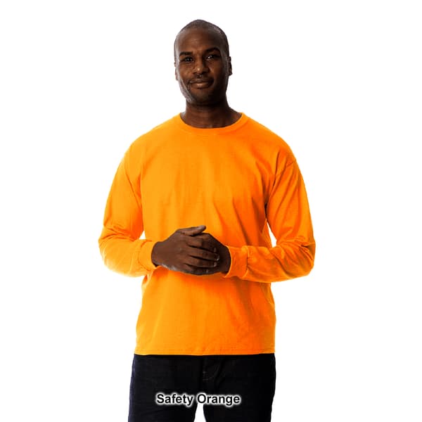 Mens Gildan® Classic Long Sleeve Ultra Cotton Crew Neck Tee