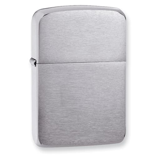 Zippo 1941 Replica Brushed Chrome Lighter - image 